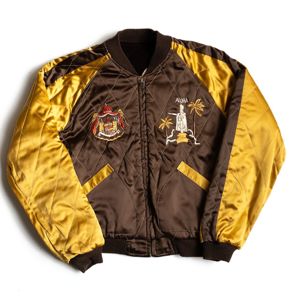 美品 テーラー東洋 別珍 リバーシブル スカジャン M18279 テーラー東洋 別珍 リバーシブル スカジャンL ジャケット 刺繍 サテン