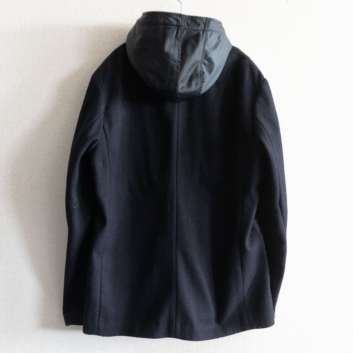 アーカイブ】 PRADA SPORT【ナイロン切替 ウール Pコート】52 プラダ 