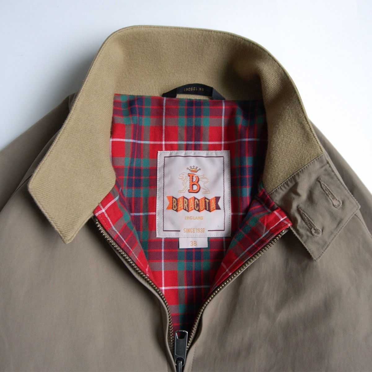 美品】 BARACUTA 【G9 スウィングトップ ハリントンジャケット】 38