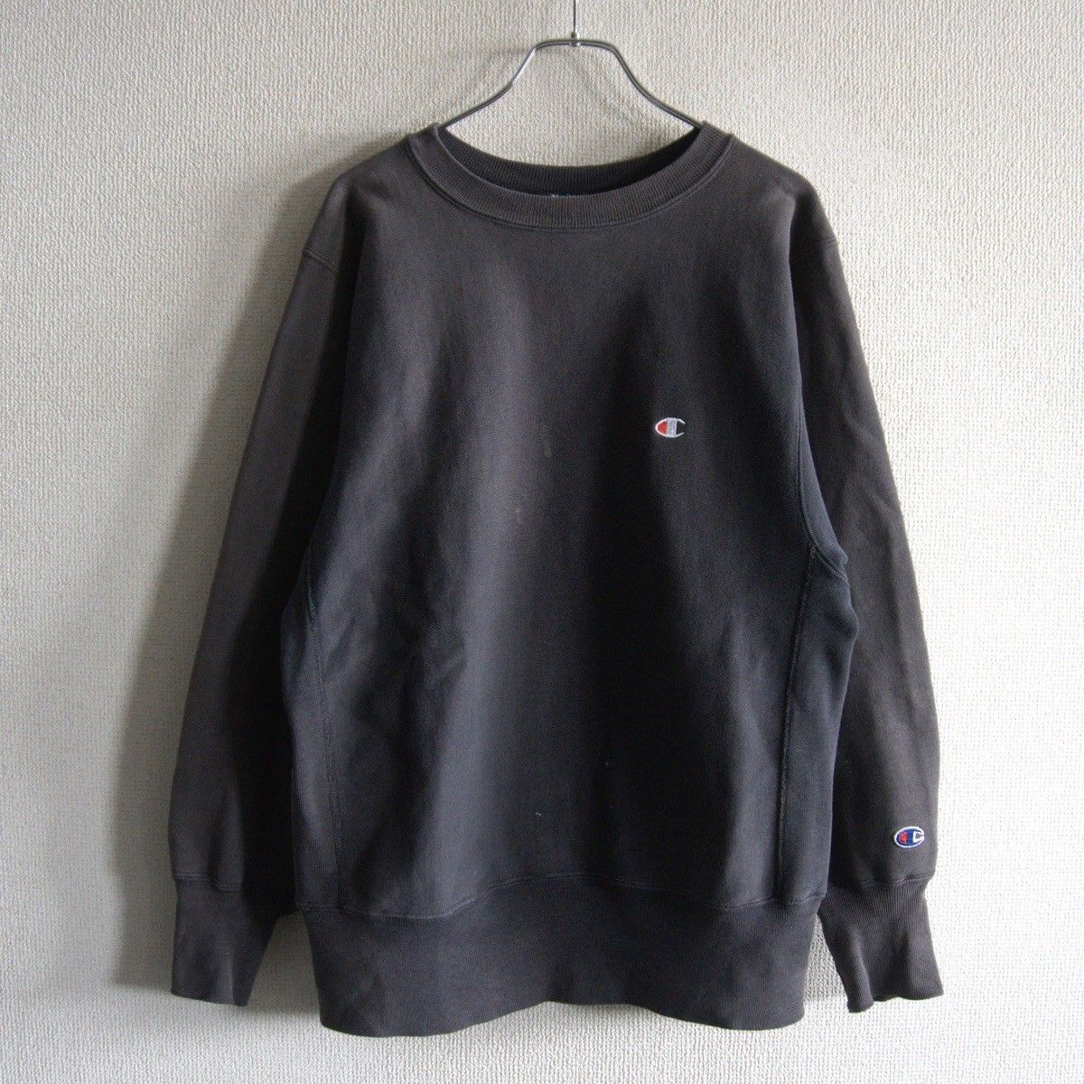 90s/ブラック】CHAMPION【REVERSE WEAVE リバースウィーブ スウェット