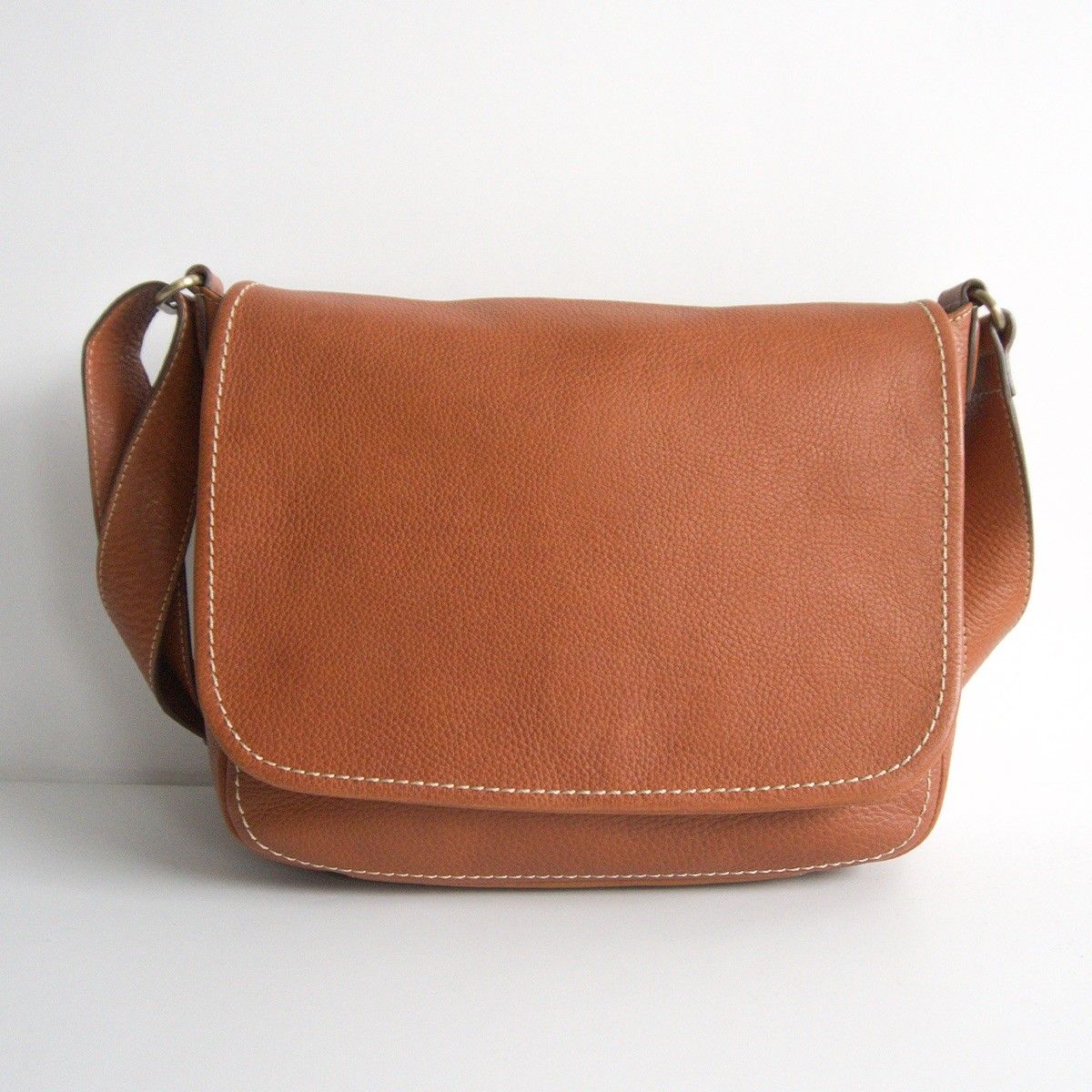 極美品】 土屋鞄 【トーンオイルヌメ ショルダー バッグ】 ブラウン