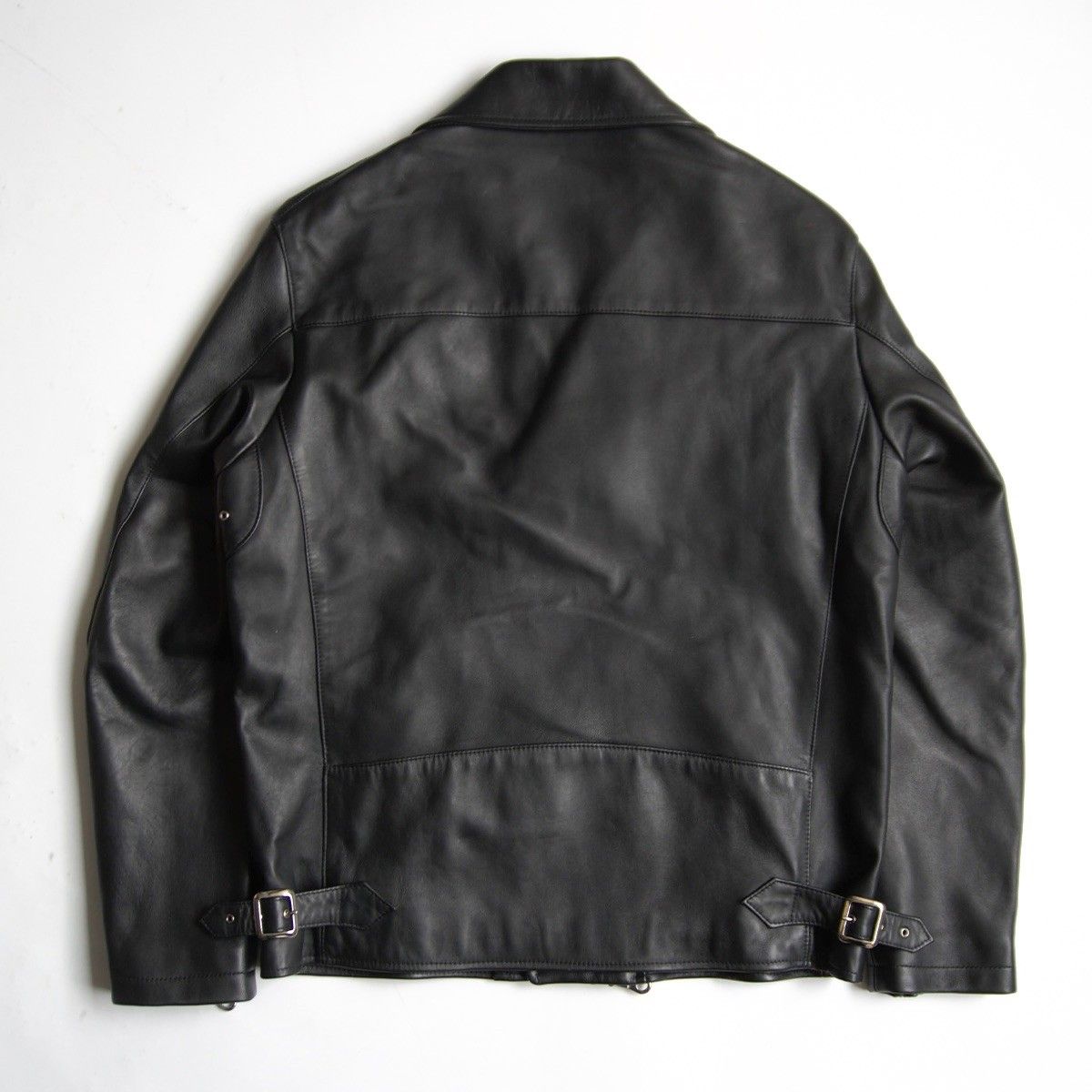 美品】CINQUANTA【シープスキン ダブル ライダース ジャケット】50