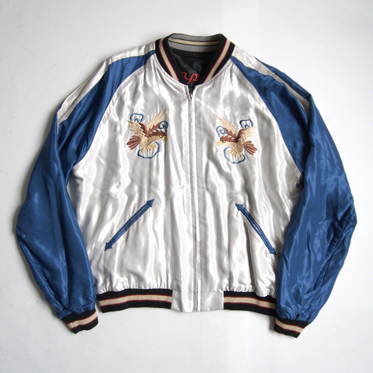 ビッグサイズ TAILOR TOYO TT 14331 リバーシブル スカジャン XXL スーベニア ジャケット 刺繍 サテン テーラー東洋