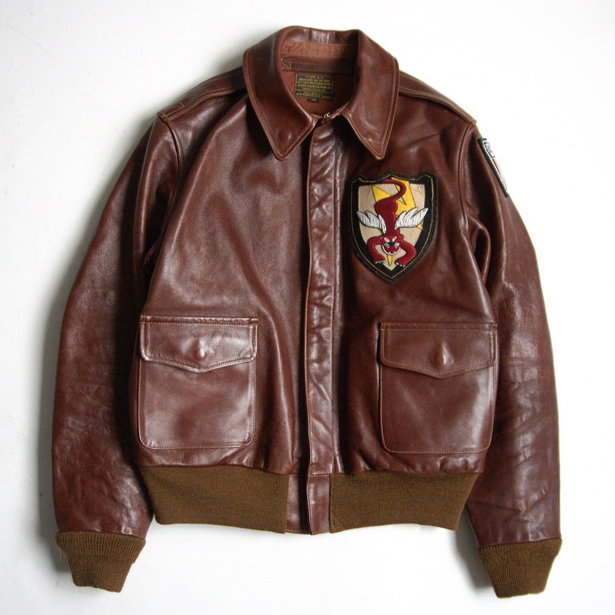 実名復刻/ビッグサイズ】BUZZ RICKSON'S【ROUGH WEAR/A-2 ホースハイド