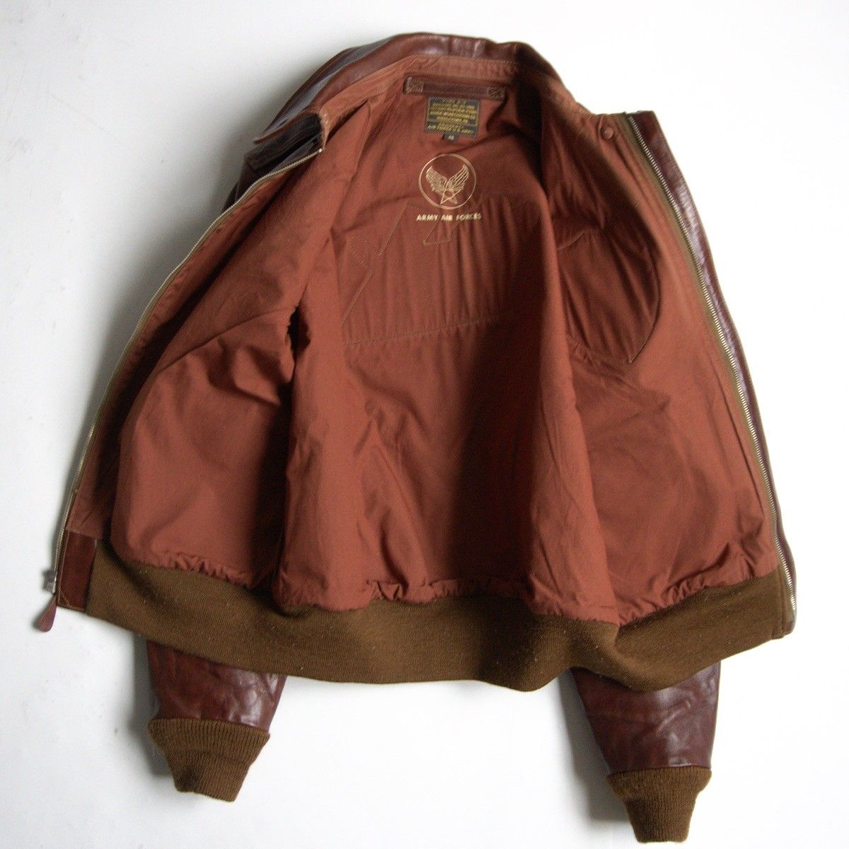 実名復刻/ビッグサイズ】BUZZ RICKSON'S【ROUGH WEAR/A-2 ホースハイド