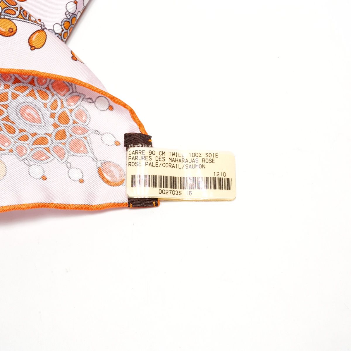 HERMES エルメス スカーフ シルク カレ 90 PARURES DES MAHARAJAS