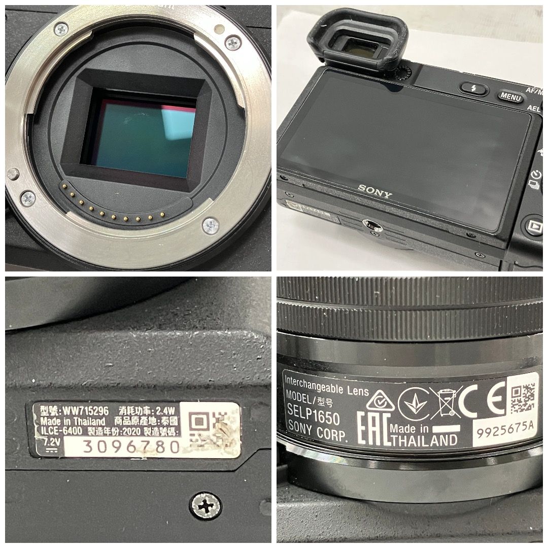 SONY WW715296 α6400 SELP1650 F3.5-5.6 16-50mm ソニー カメラ