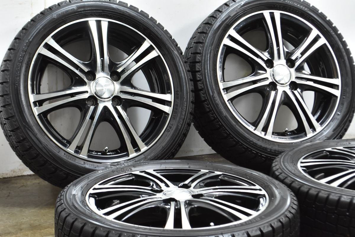 軽自動車サイズ ストレンジャー 15 in 4 5 J 43 PCD 100 ダンロップ WM 02 165 55 R N BOX WGN スペーシア デイズ ワゴンR ムーブ