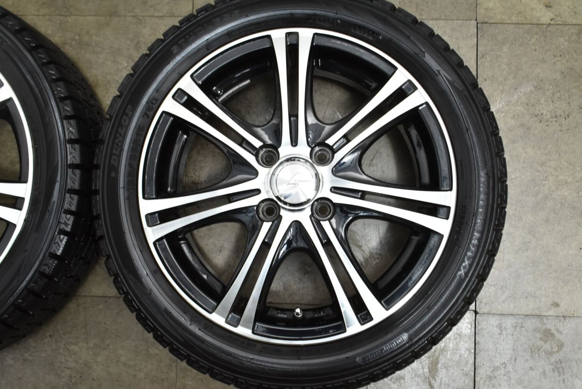  軽自動車サイズ ストレンジャー 15 in 4 5 J 43 PCD 100 ダンロップ WM 02 165 55 R N BOX WGN スペーシア デイズ ワゴンR ムーブ 15インチ タイヤ ホイールセット
