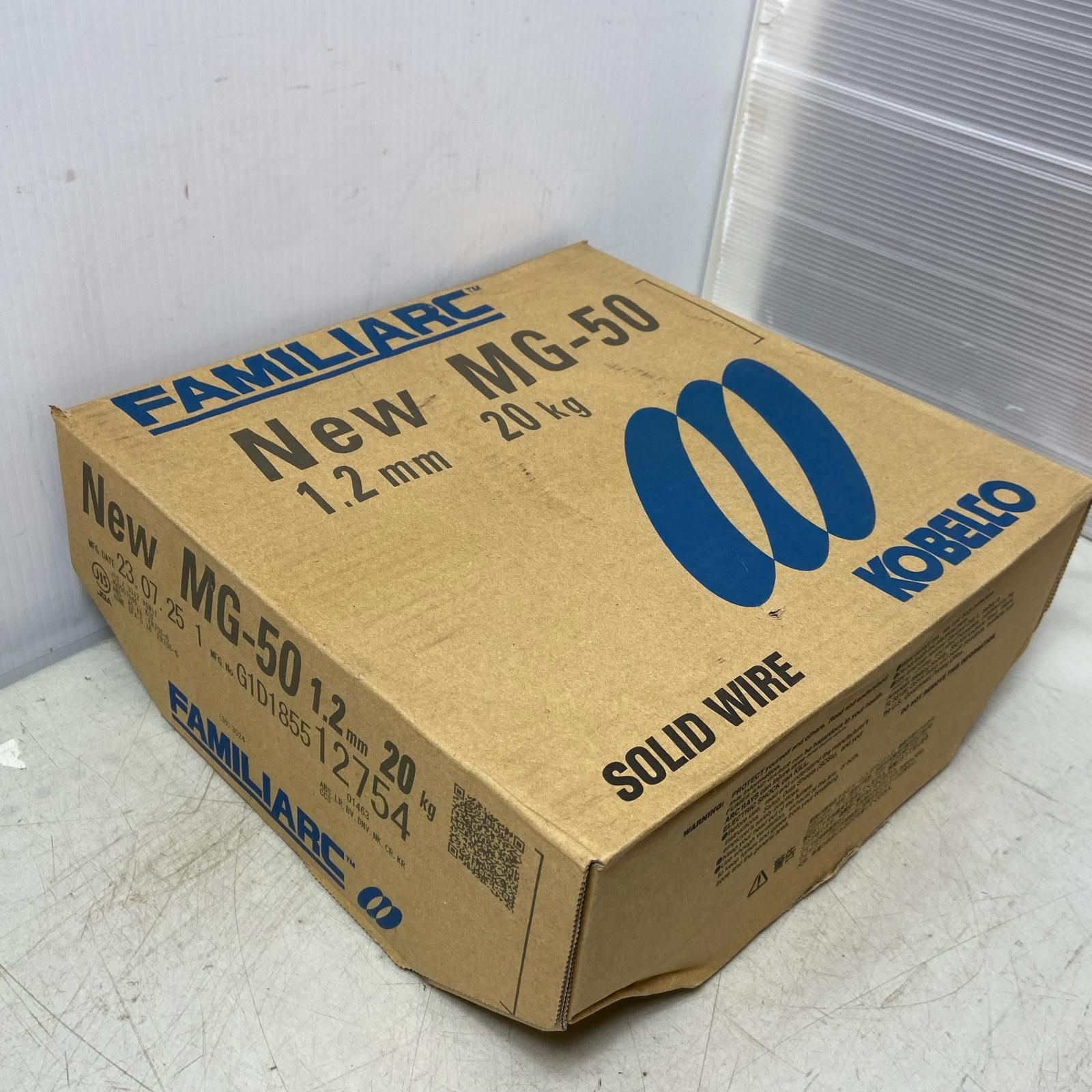 KOBELCO MG-50 1.2mm 20kg 神戸製鋼 溶接ソリッドワイヤ 【公式通販】