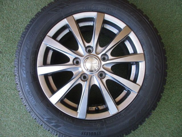 み グラス 185 65 R 15 スタッドレスタイヤ４本SET フリード 5穴車 CR Z スイフトスポーツ