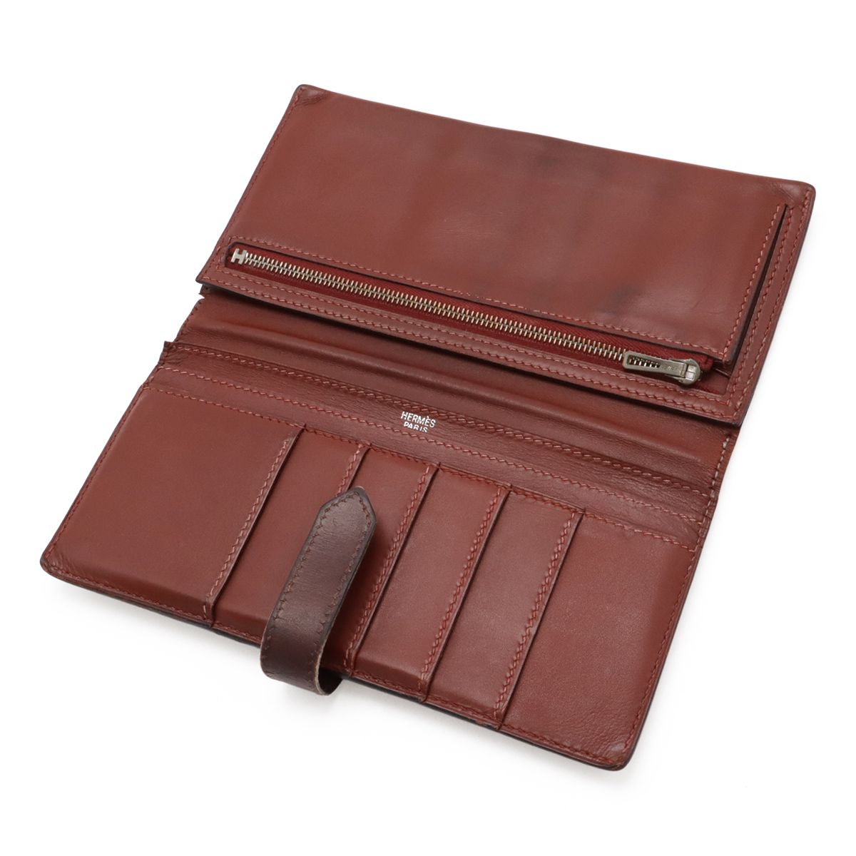 HERMES エルメス ストア ベアン クラシック 2つ折長財布 二つ折り長
