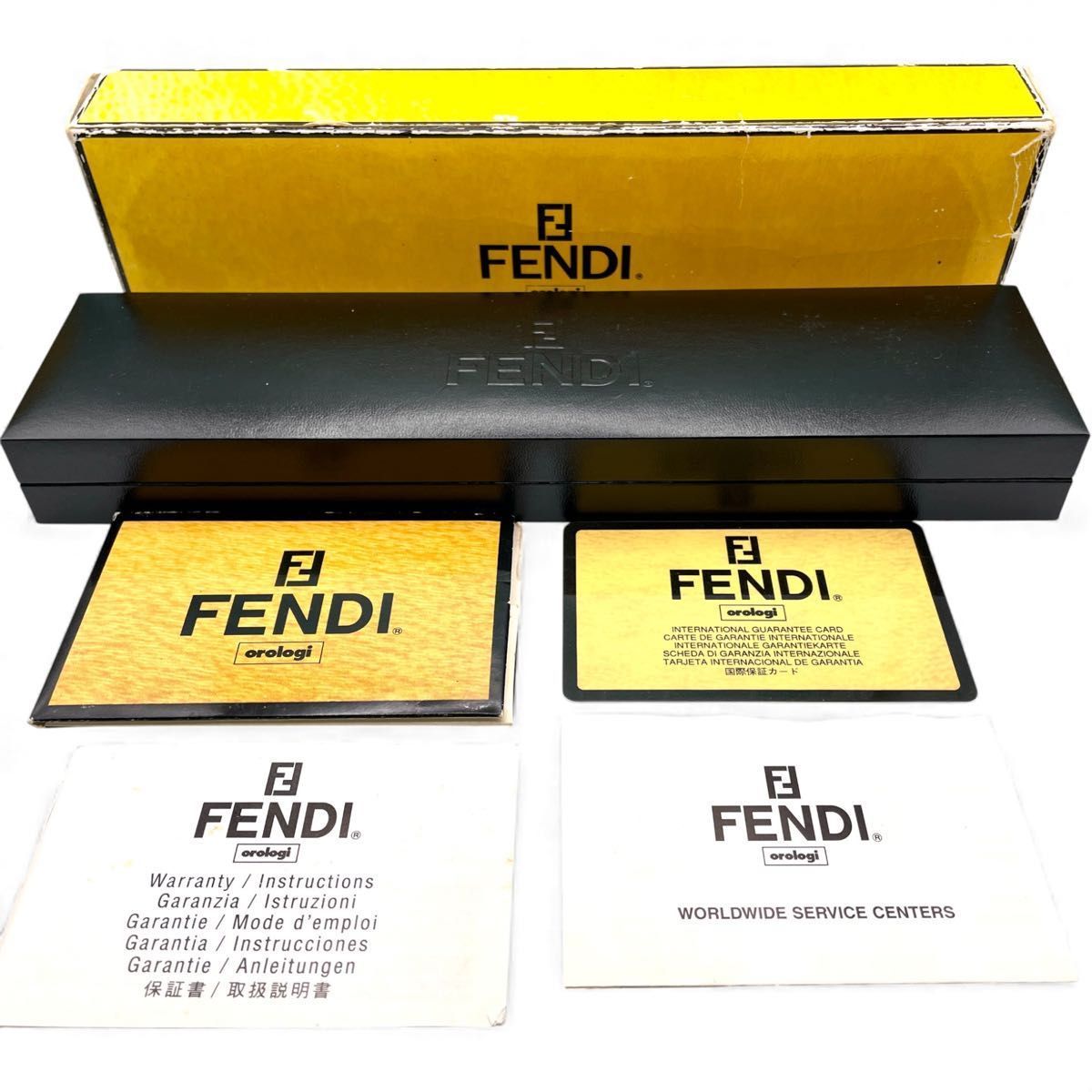 美品 □ 稼働 FENDI フェンディ 2000G 白文字盤 ゴールドベゼル
