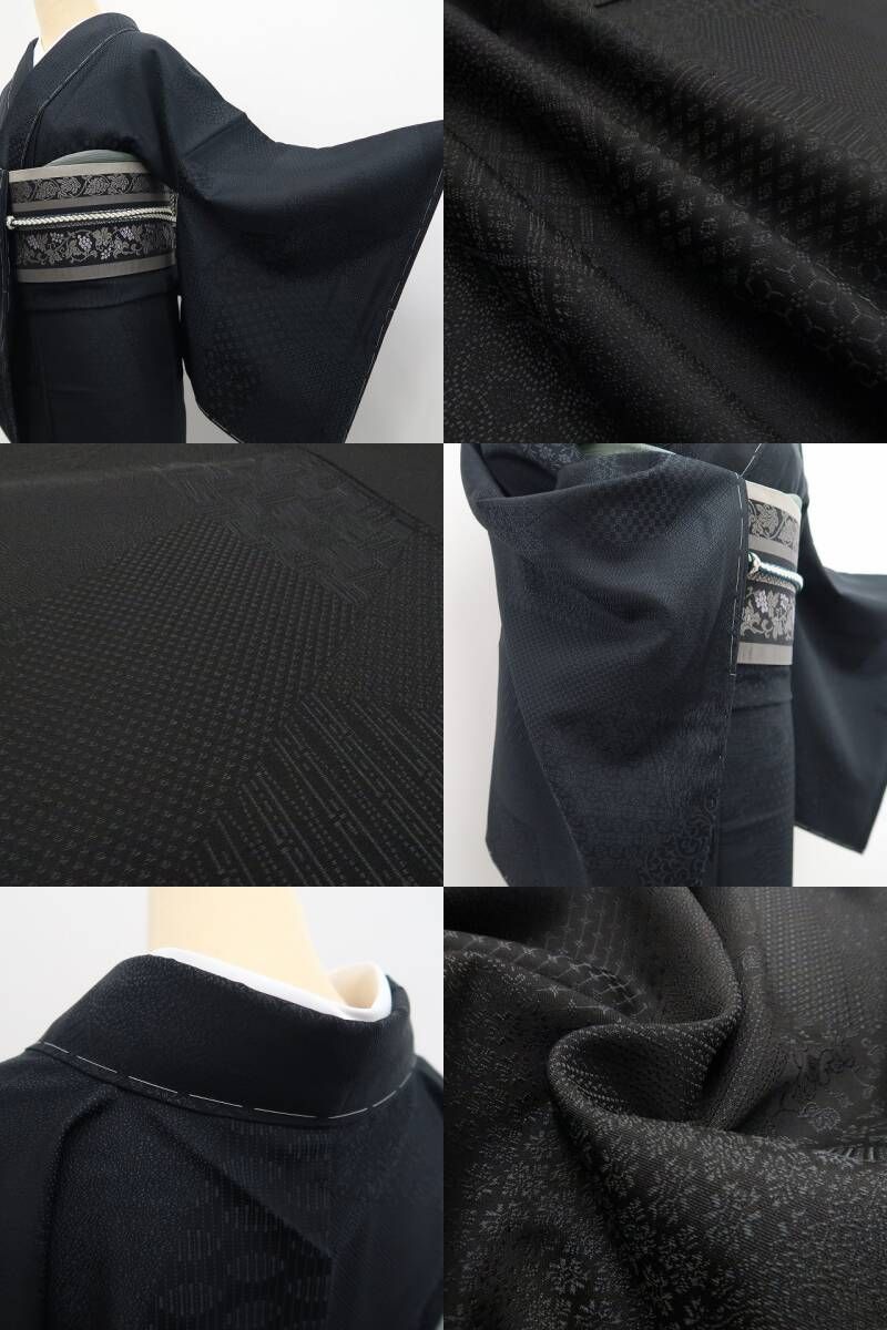 正絹 仕付け糸付