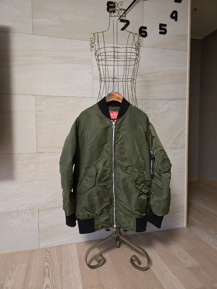 F ラッキーシュエトゥ パイロットジャンパー シャーリング ブルゾン ジャケット