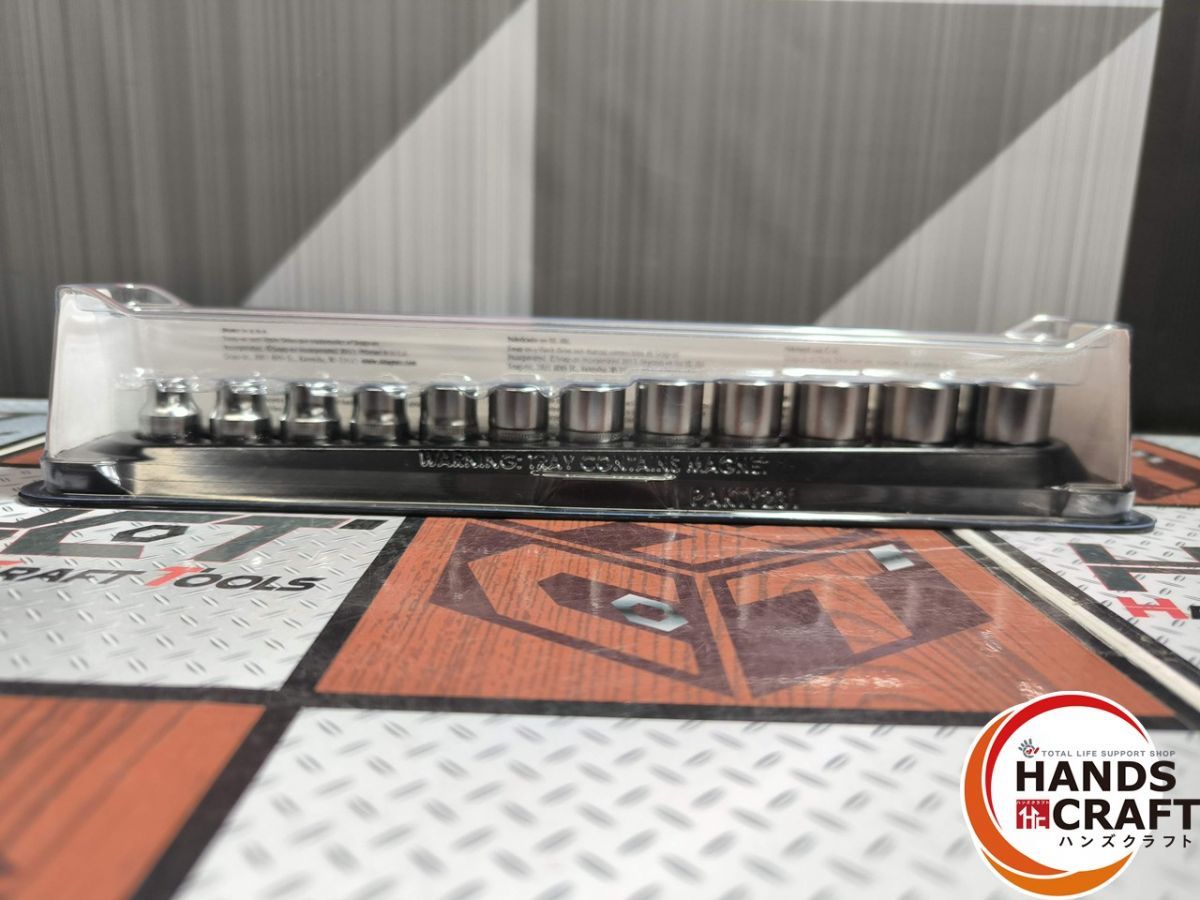 スナップオン Snap-on 212 FSMY シャローソケットセット 12本 8～19 mm ハンズ