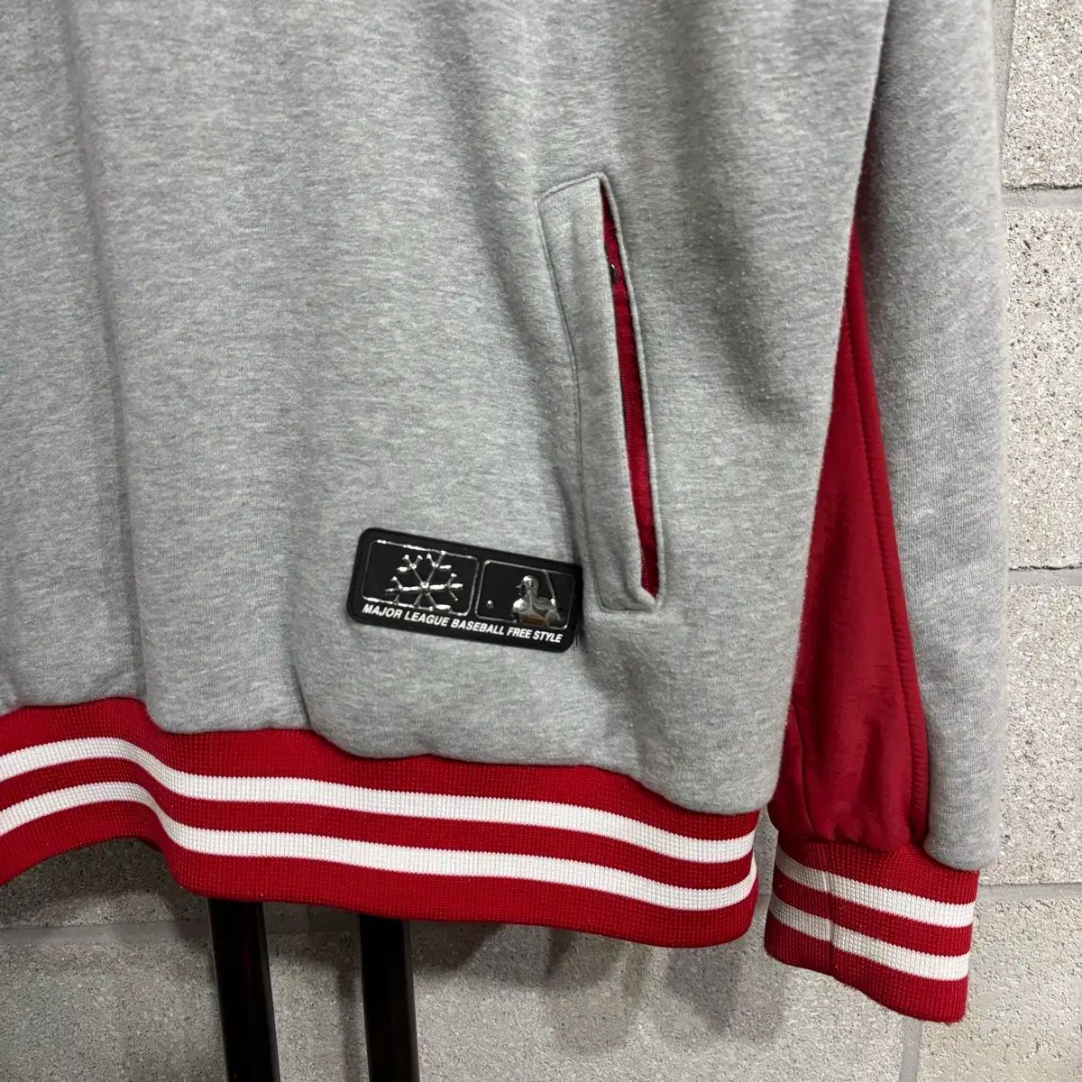 80年代後期　MLBテキサスレンジャーズ　シルバーサテンジャンパー　Lサイズ 90s USA製 STARTER “MLB DIAMOND COLLECTION” ATLANTA BRAVES サテン