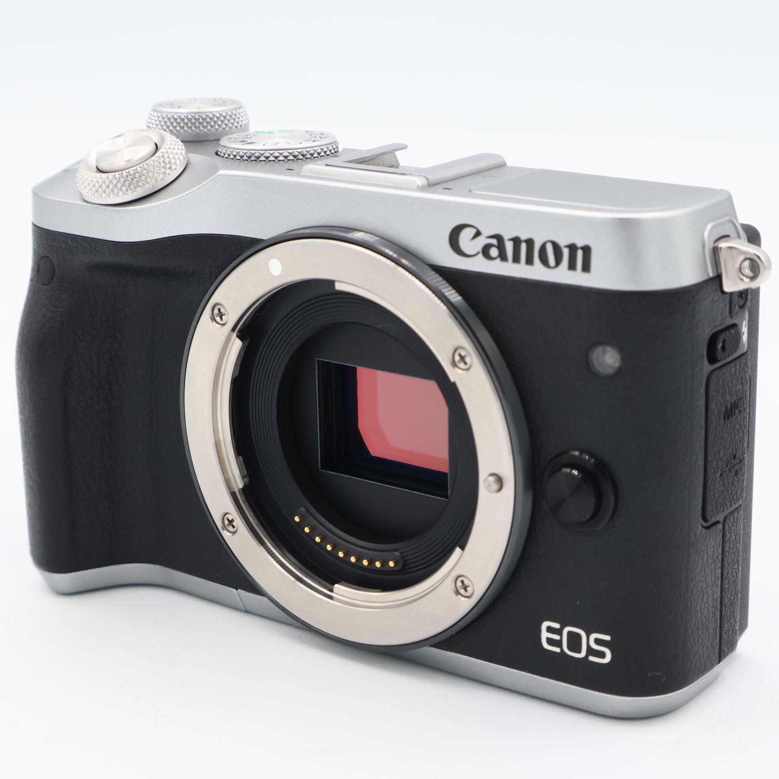 Canon キヤノン ミラーレス一眼カメラ EOS M 6 ボディー シルバー EOSM SL BODY 251020_