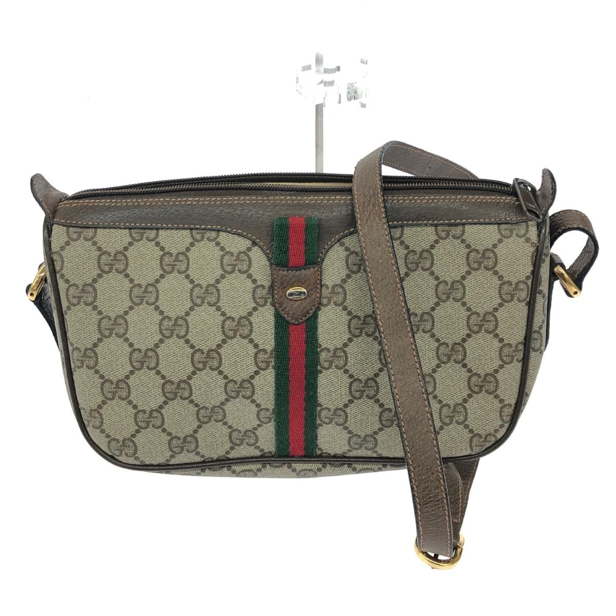 GUCCI グッチ オールドグッチ/ショルダーバッグ シェリーライン/GG