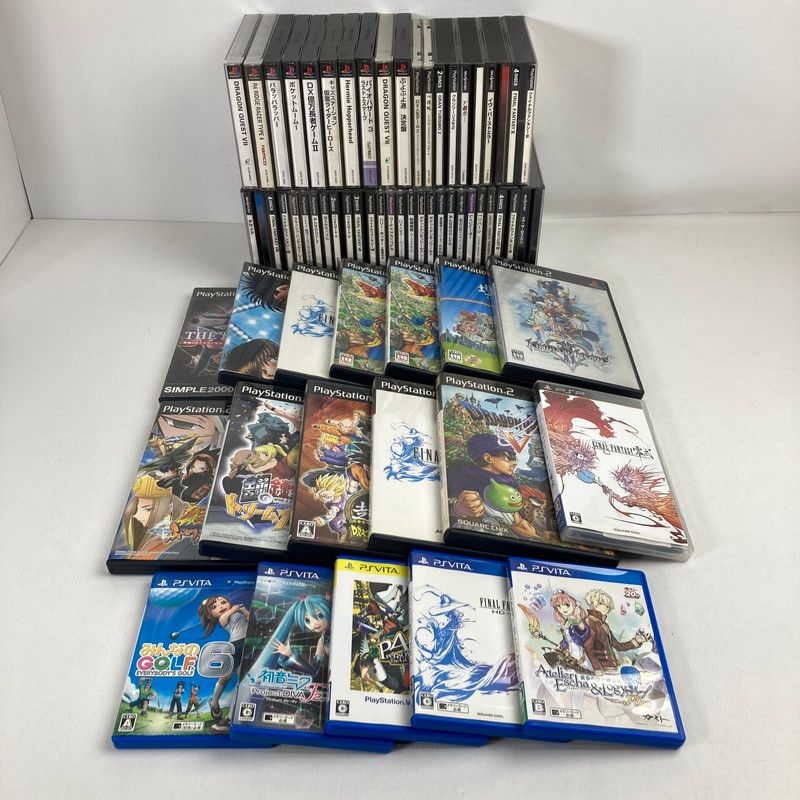 品 PlayStation PSVITA PSP プレステ プレイステーション ヴィータ ポータブル ソフト 61本 まとめ セット 023-251215-mh-12-fuz