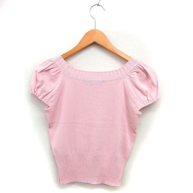 エムズグレイシー M'S GRACY ボートネック ニット セーター ラグラン