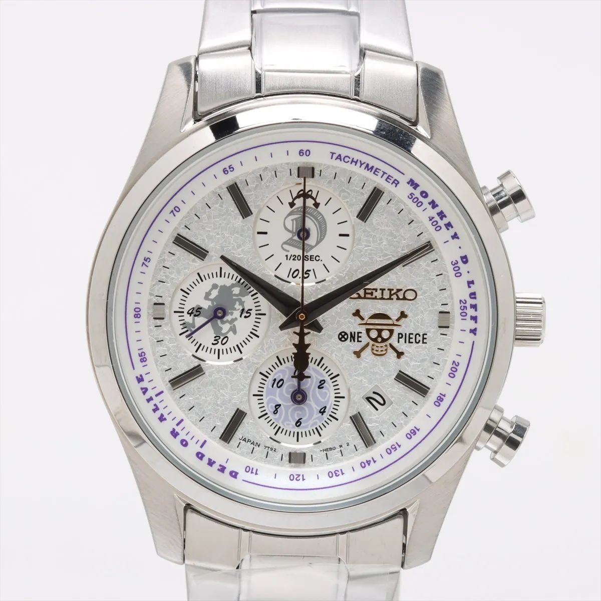 4123【ほぼ未使用】SEIKO セイコー × ワンピース モンキー・D・ルフィ 