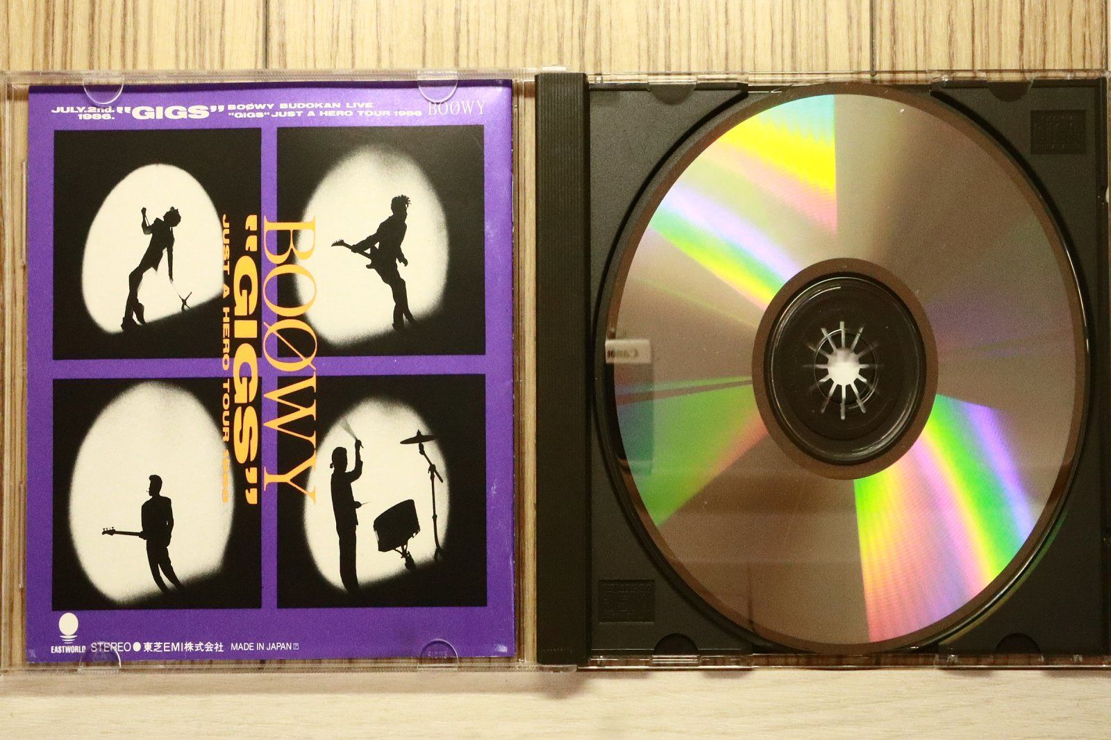 国内盤CD☆ボウイ /BOOWY □ GIGS ― JUST A HERO TOUR 1986 【TOCT5610