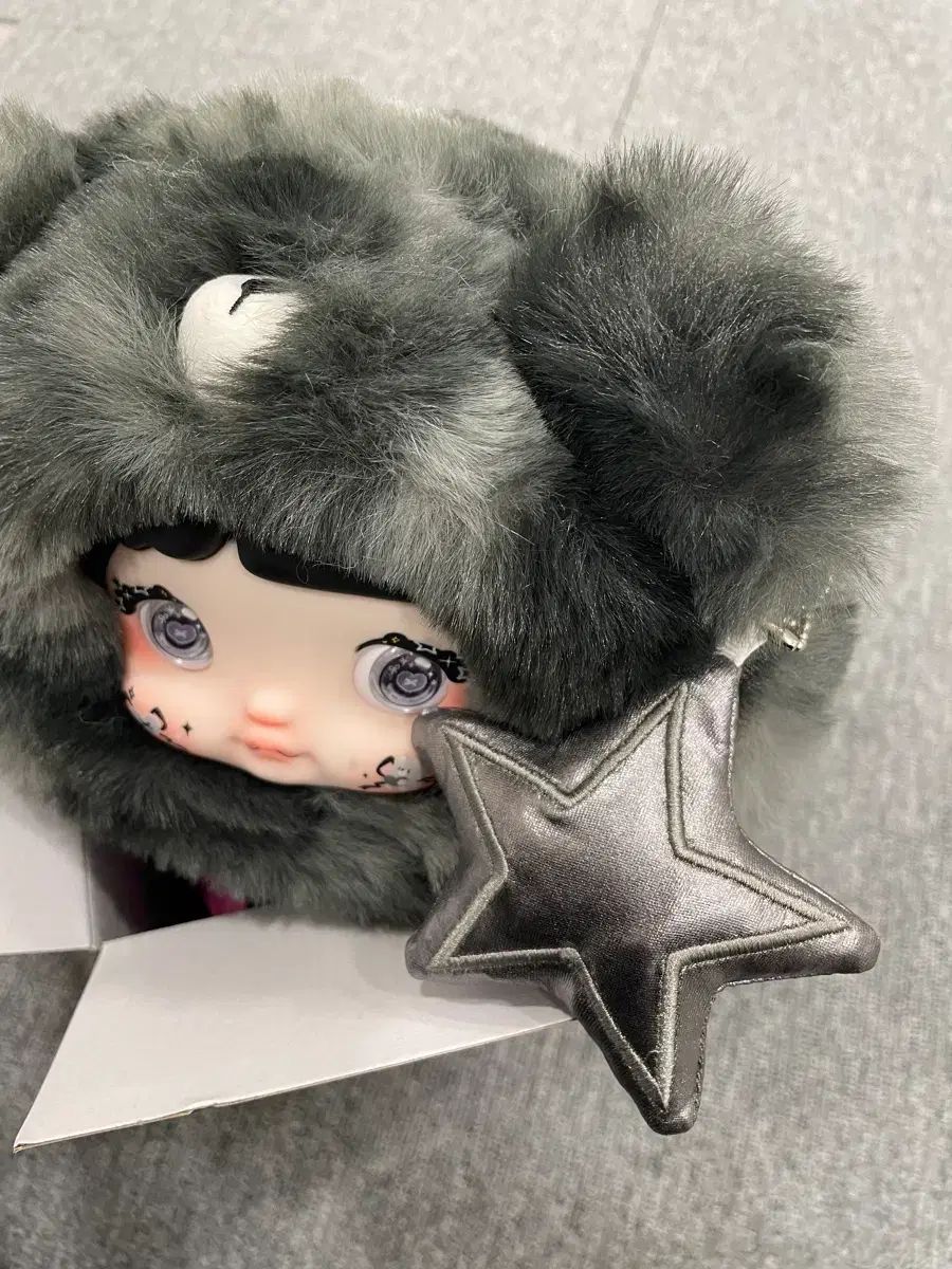  ノミバッグぬいぐるみ ベイビースリー グレー その他 ベビー キッズおもちゃ