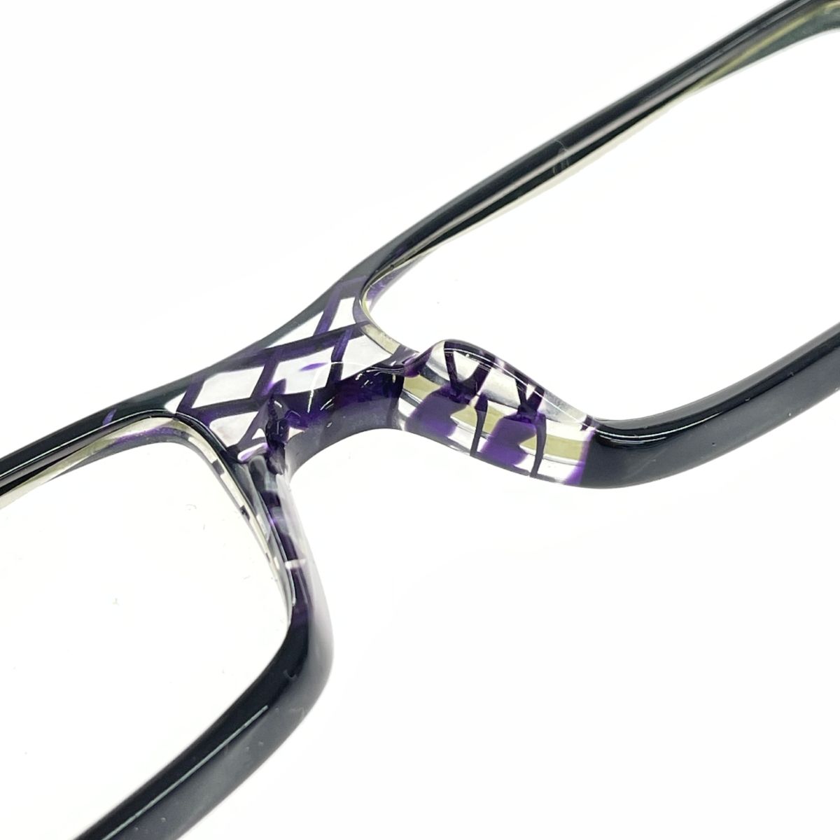 Alain Mikli アランミクリ メガネ A0783 パープル レディース