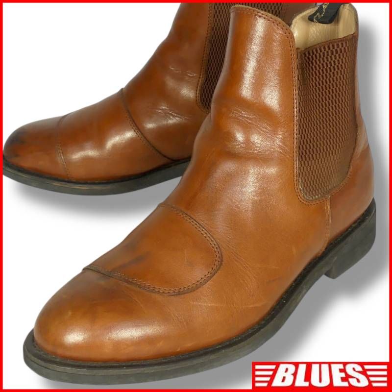 OUTLAW アウトロー サイドゴアブーツ 本革 メンズ 茶 バイクブーツ サイドゴアブーツサイズ26 cm一覧 SEULB屋着古 X 8153