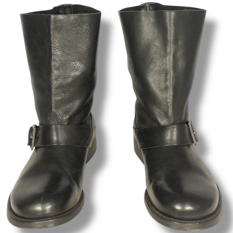 SARTORI G サルトリ エンジニアブーツ 26.5 イタリア製 本革 バイク メンズ 43 黒 ブラック エンジニアブーツサイズ26.5 cm一覧 SEULB屋着古 X 8152