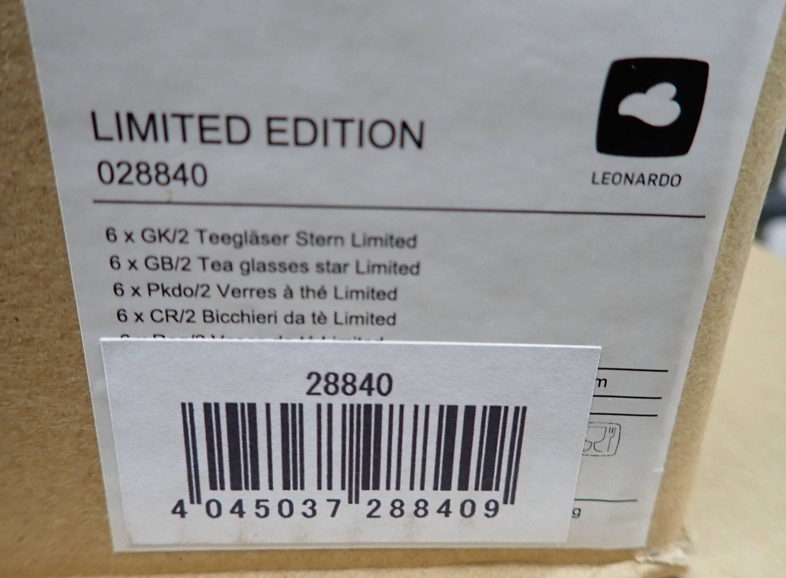  レオナルド ティーグラス 230 ml star 28840 R 2512 170 コップ グラス コップ グラス 酒器