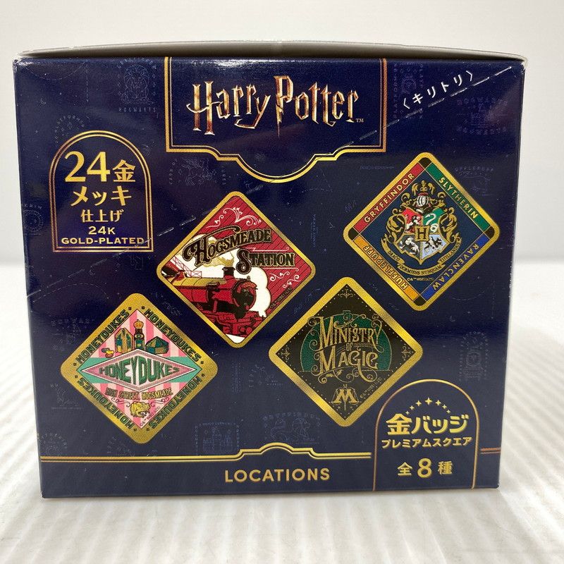 未使用品】 金バッジプレミアムスクエア ハリー・ポッター