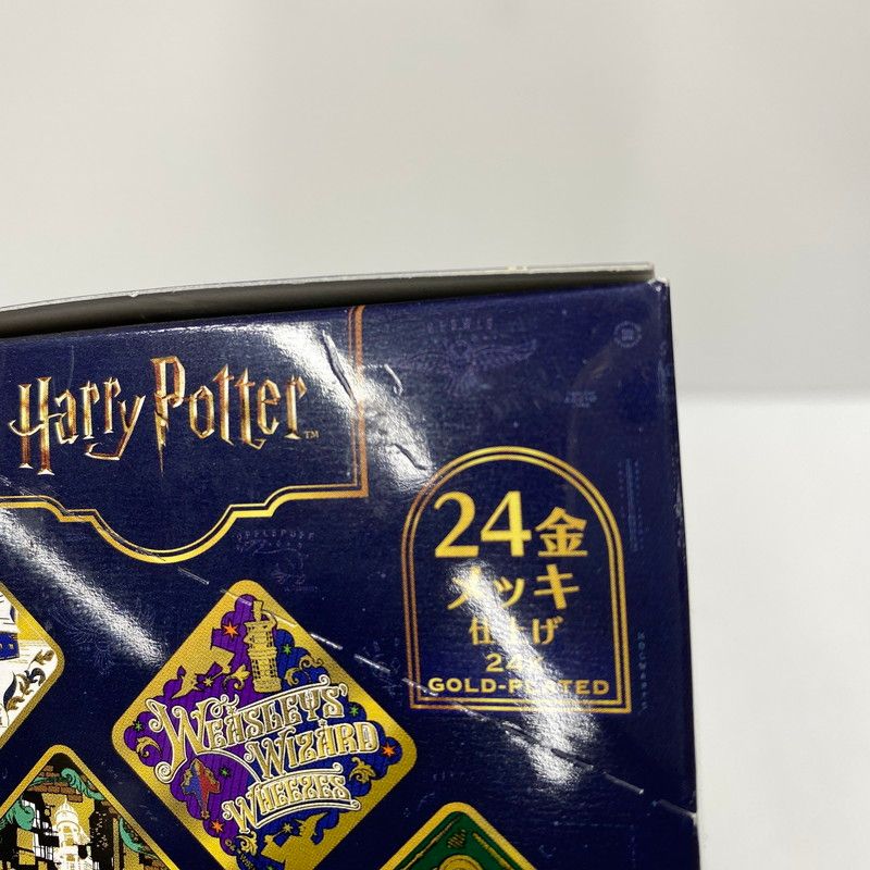 未使用品】 金バッジプレミアムスクエア ハリー・ポッター