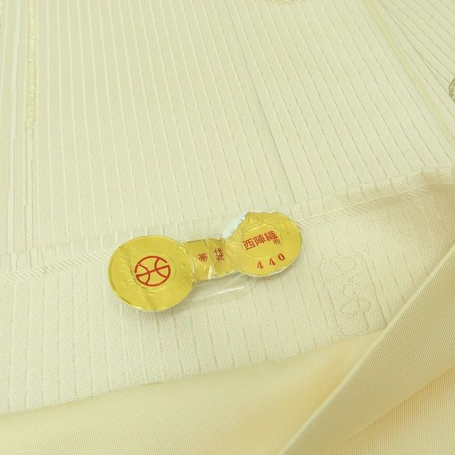 六花 RIKKA 正絹 西陣織 刺繍 袋帯 着物 A 4171