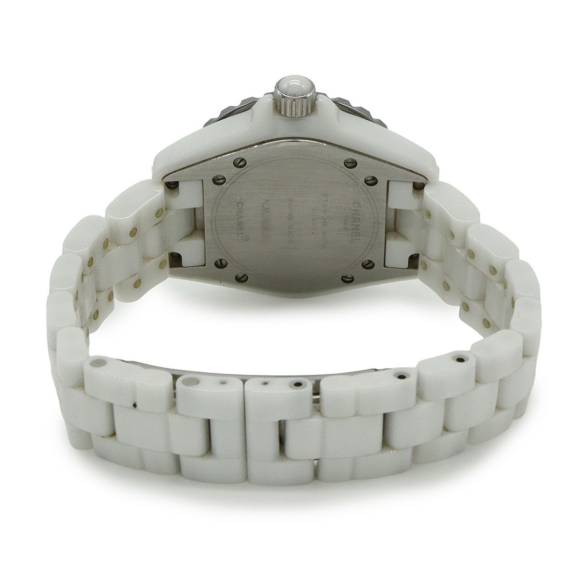 CHANEL シャネル J12 ホワイト セラミック 白 ホワイト文字盤 デイト