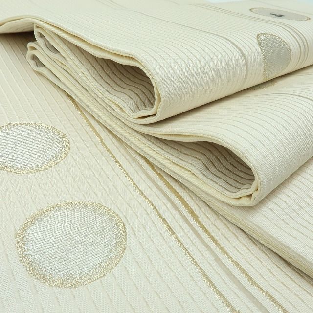  六花 RIKKA 正絹 西陣織 刺繍 袋帯 着物 A 4171 袋帯 帯