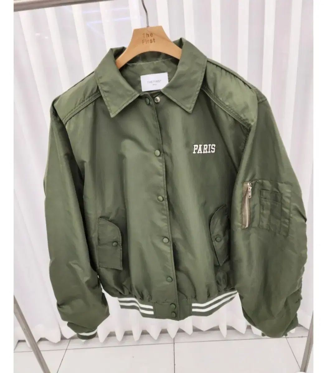 THE FIRST パリス MA-1ジャケット カーキ