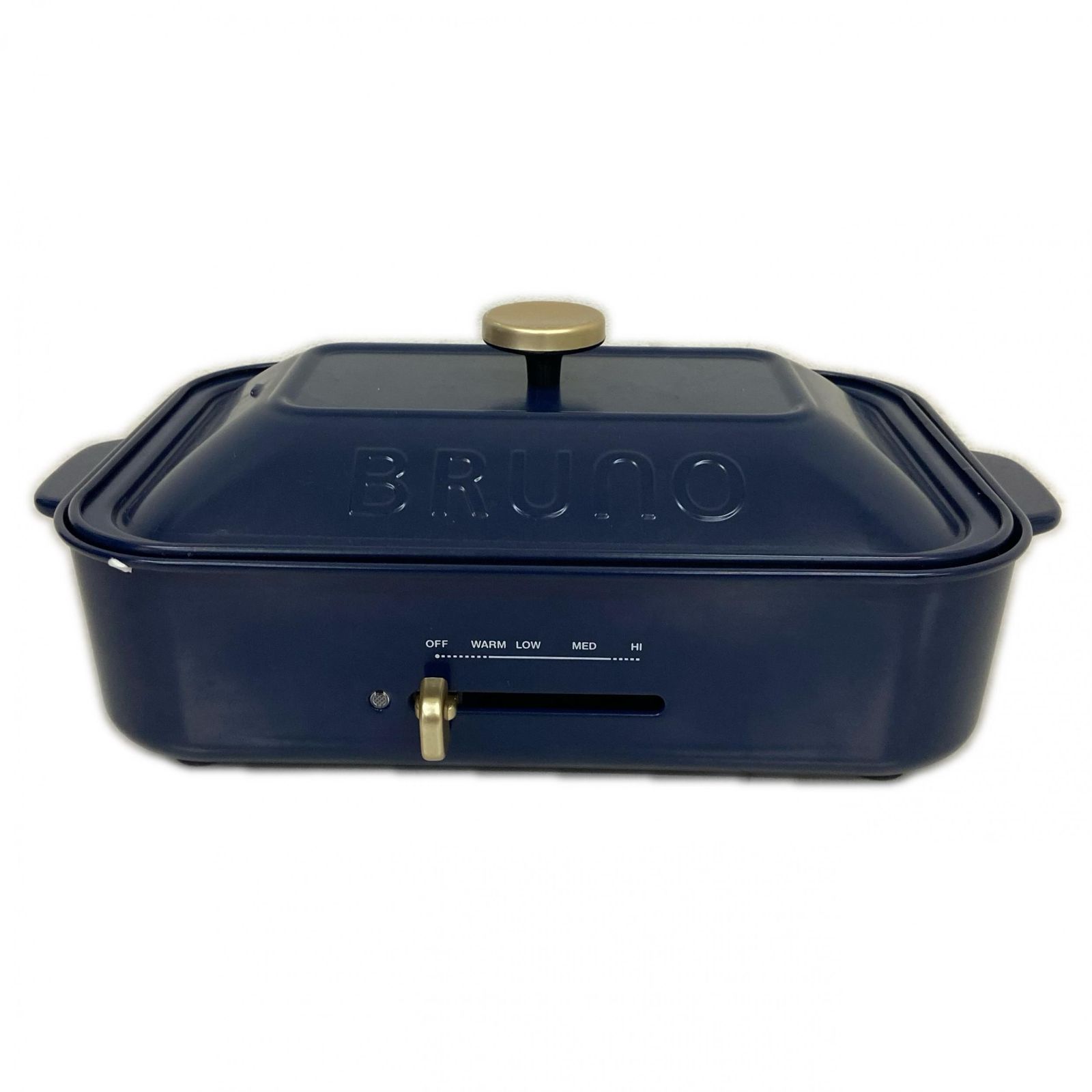 BRUNO ブルーノ ホットプレート BOE021-NV キッチン家電 ネイビー 中古