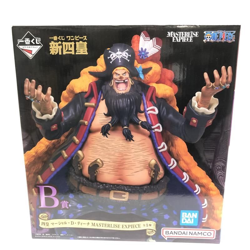 中古】未開)B賞 四皇 マーシャル・D・ティーチ MASTERLISE EXPIECE ｢一