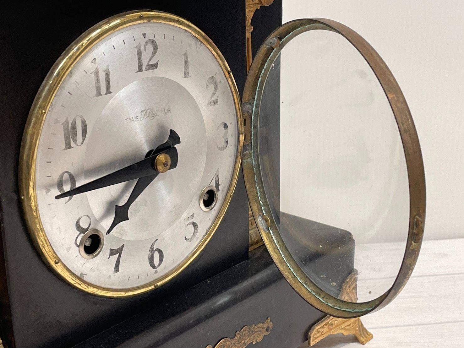 稼働品 TRADE MARK トレードマーク 愛工舎 振り子時計 置き時計