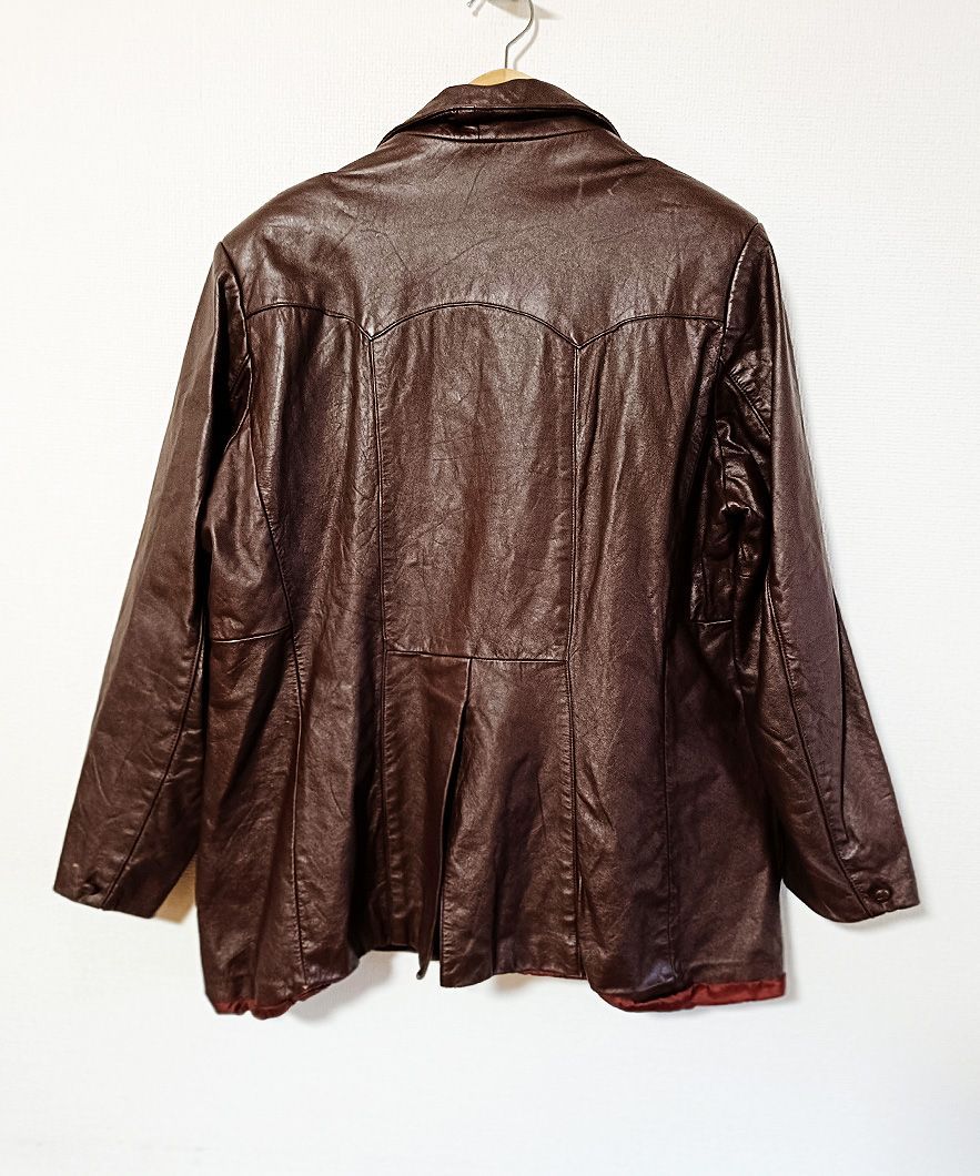 フランス製 レザージャケット 古着 USED】レザージャケット/LE-27 - メルカリ