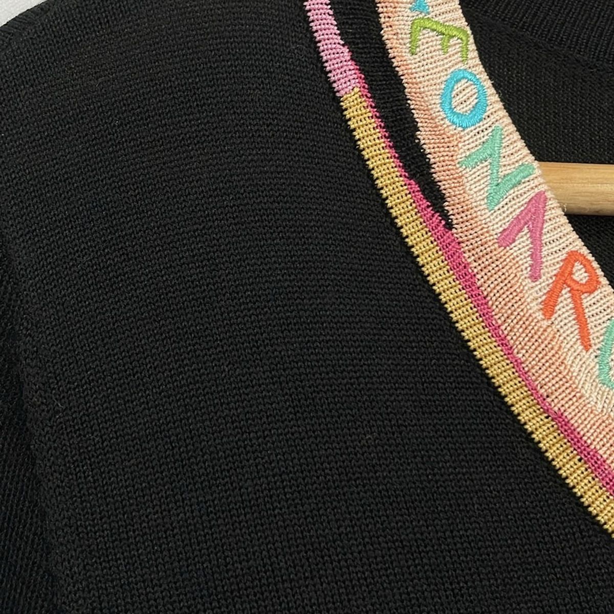 レオナールスポーツ 長袖セーター サイズ44 L レディース美品 - 黒