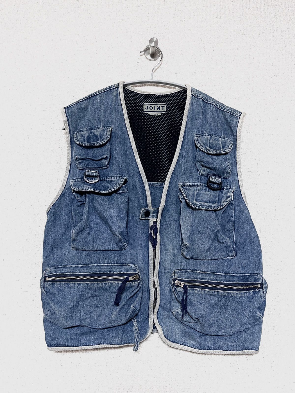 JOINT】デニムフィッシングベスト XL 古着 - メルカリ