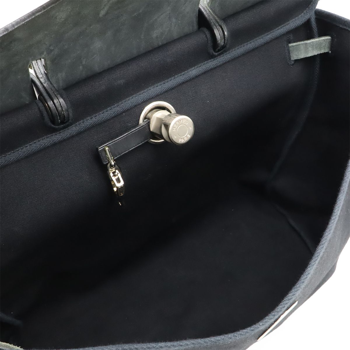 HERMES エルメス エールバッグ MM 黒 ショルダーバッグ