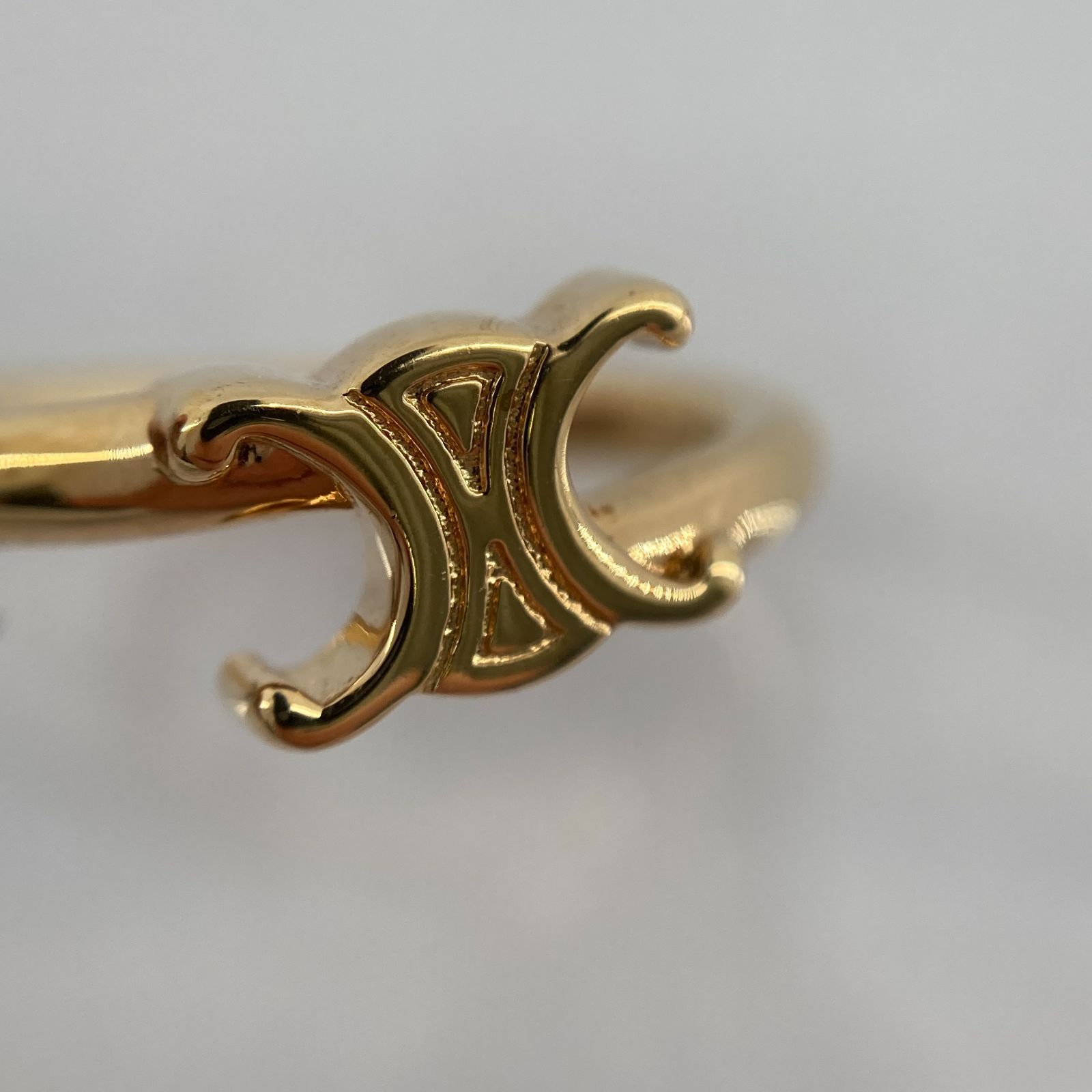 【正規品日本で購入】CELINE セリーヌ　トリオンフ　アシンメトリック　リング org.jpg