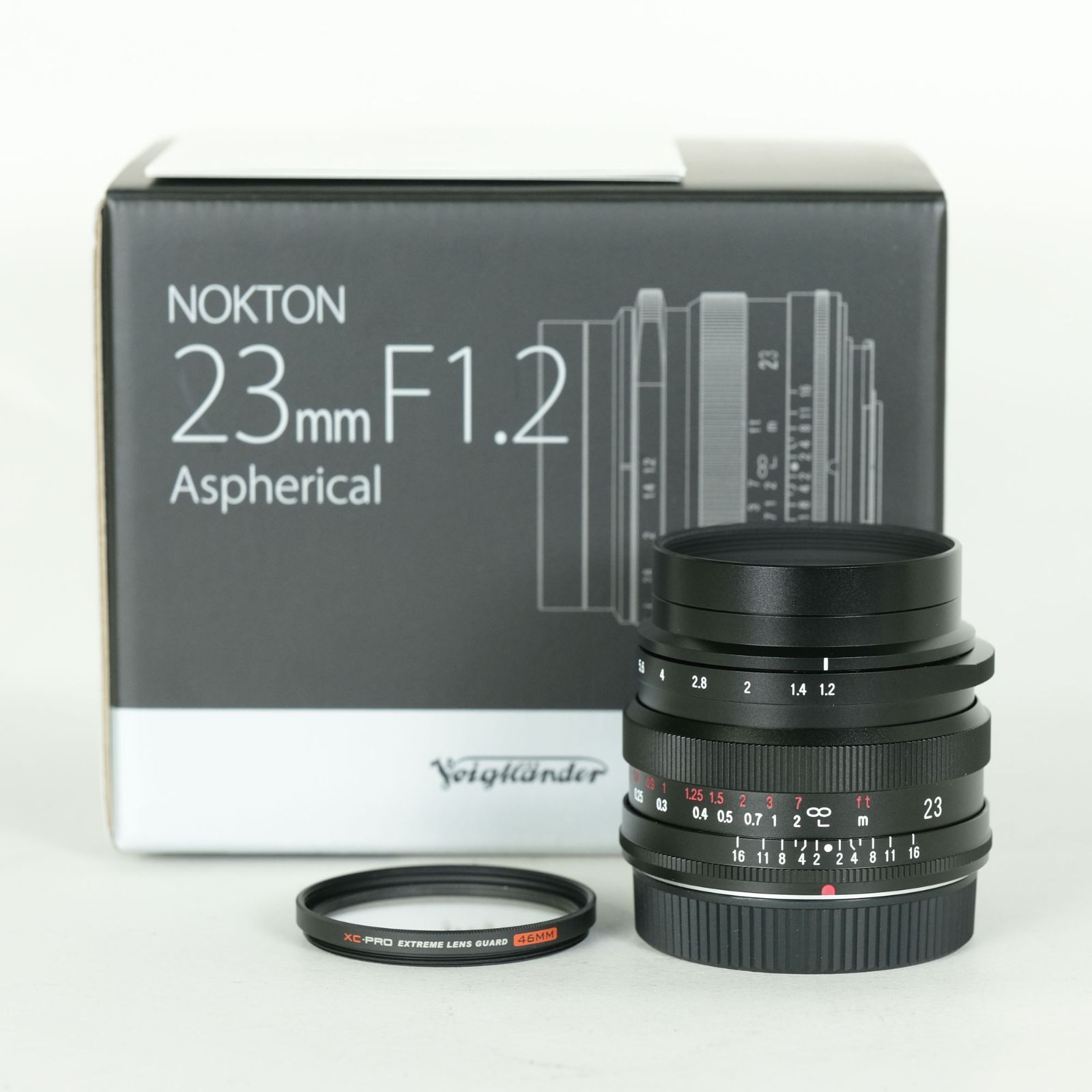 フィルター付 Voigtlander NOKTON 23 mm F 1.2 Aspherical フジフイルムX用 FUJIFILM Xマウント