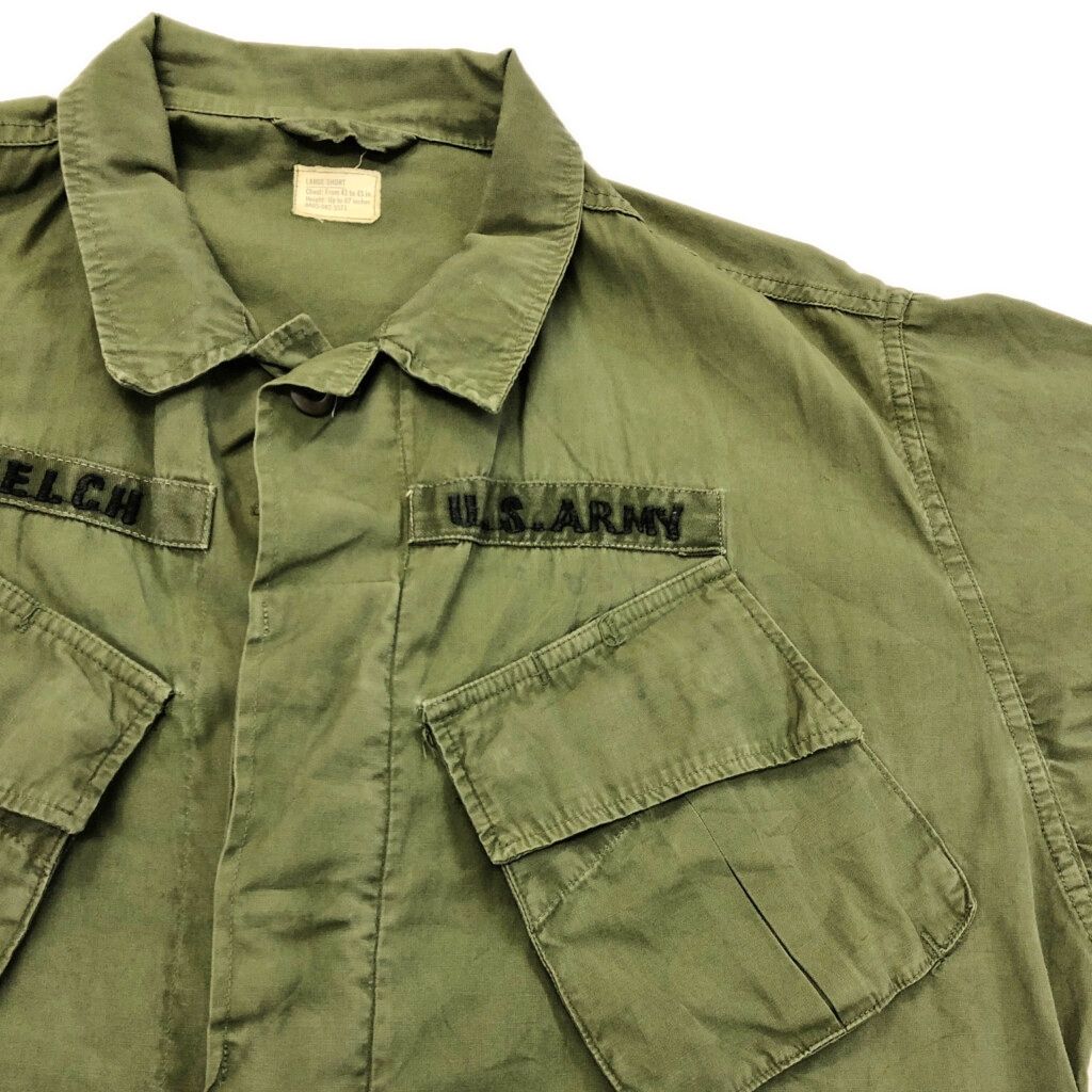 60年代 米軍実物 U.S.ARMY ジャングルファティーグジャケット 3rd