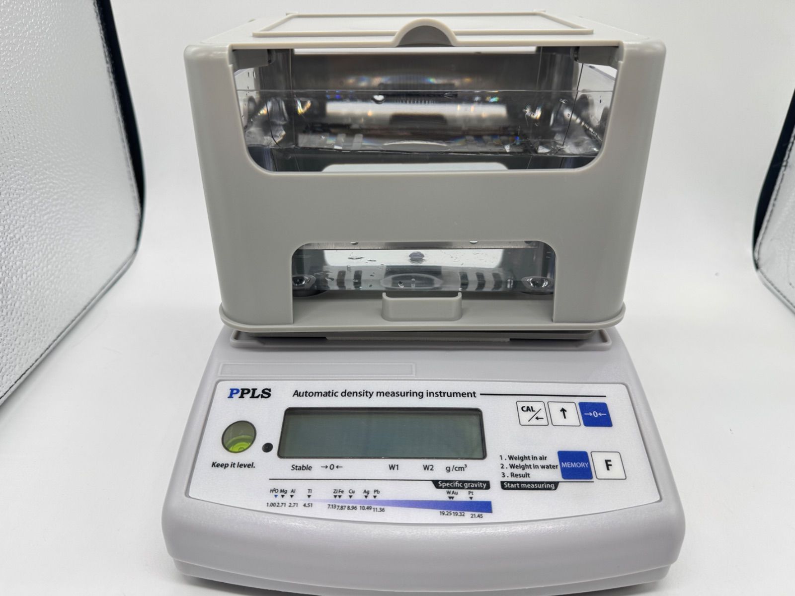 動作品 PPLS デジタル 比重計 密度計 固体 顆粒 浮遊物 対応