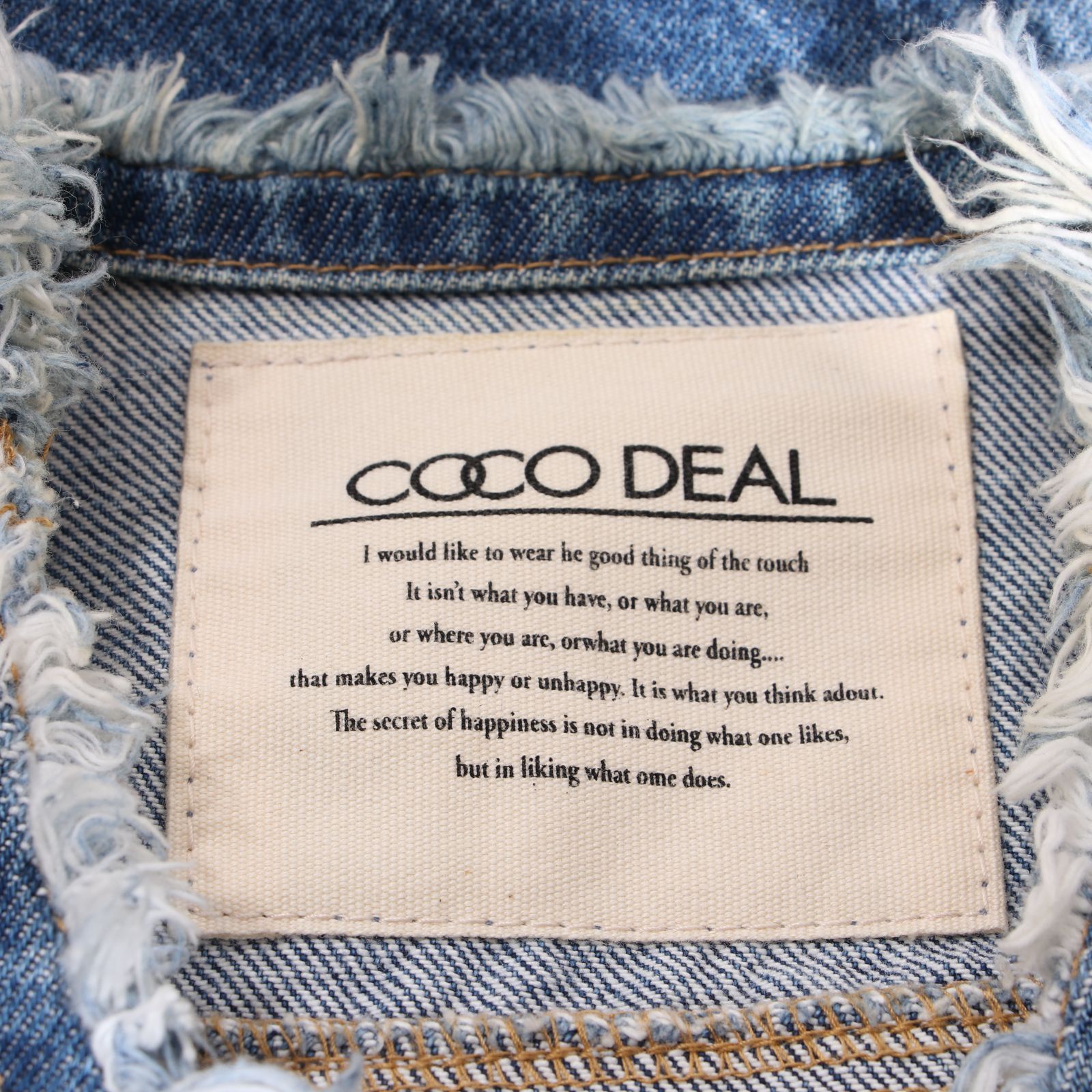 美品 COCO DEAL ココディール ジャケット・アウター デニムジャケット